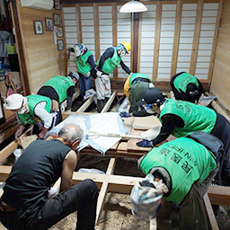 災害支援に協力